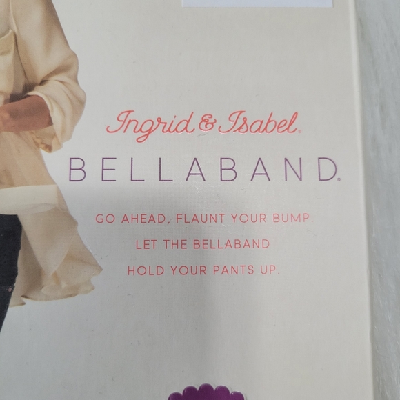 Ingrid & Isabel BellaBand Black Size 1 Everyday Maternity Belly Band NIB - Picture 2 of 10